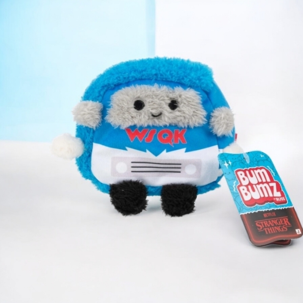 Netflix  ☎️📺🔦 Stranger Things Bumbumz WSQK Van 4.5” Mini Plush 2025 NWT